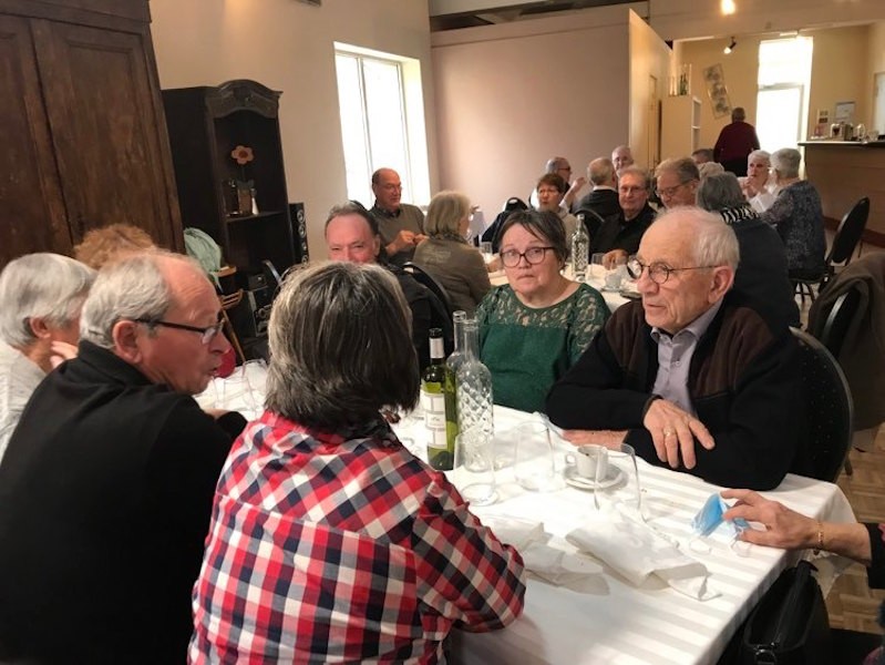 Repas pétanque