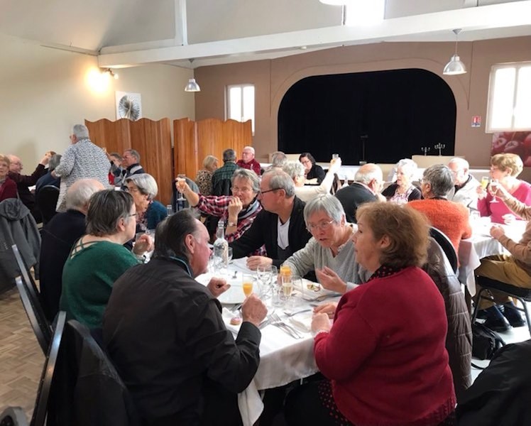 Repas pétanque