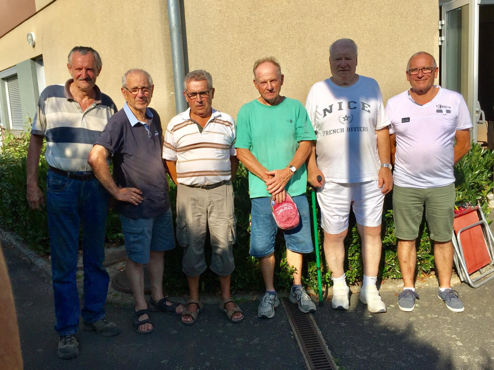 Parigné 24 JUILLET les 6 gagnants