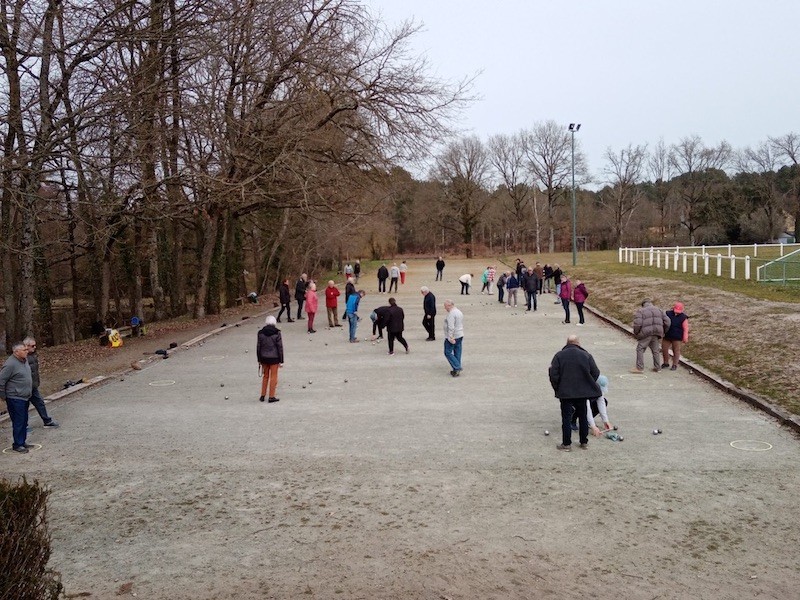 Crêpes mais aussi pétanque