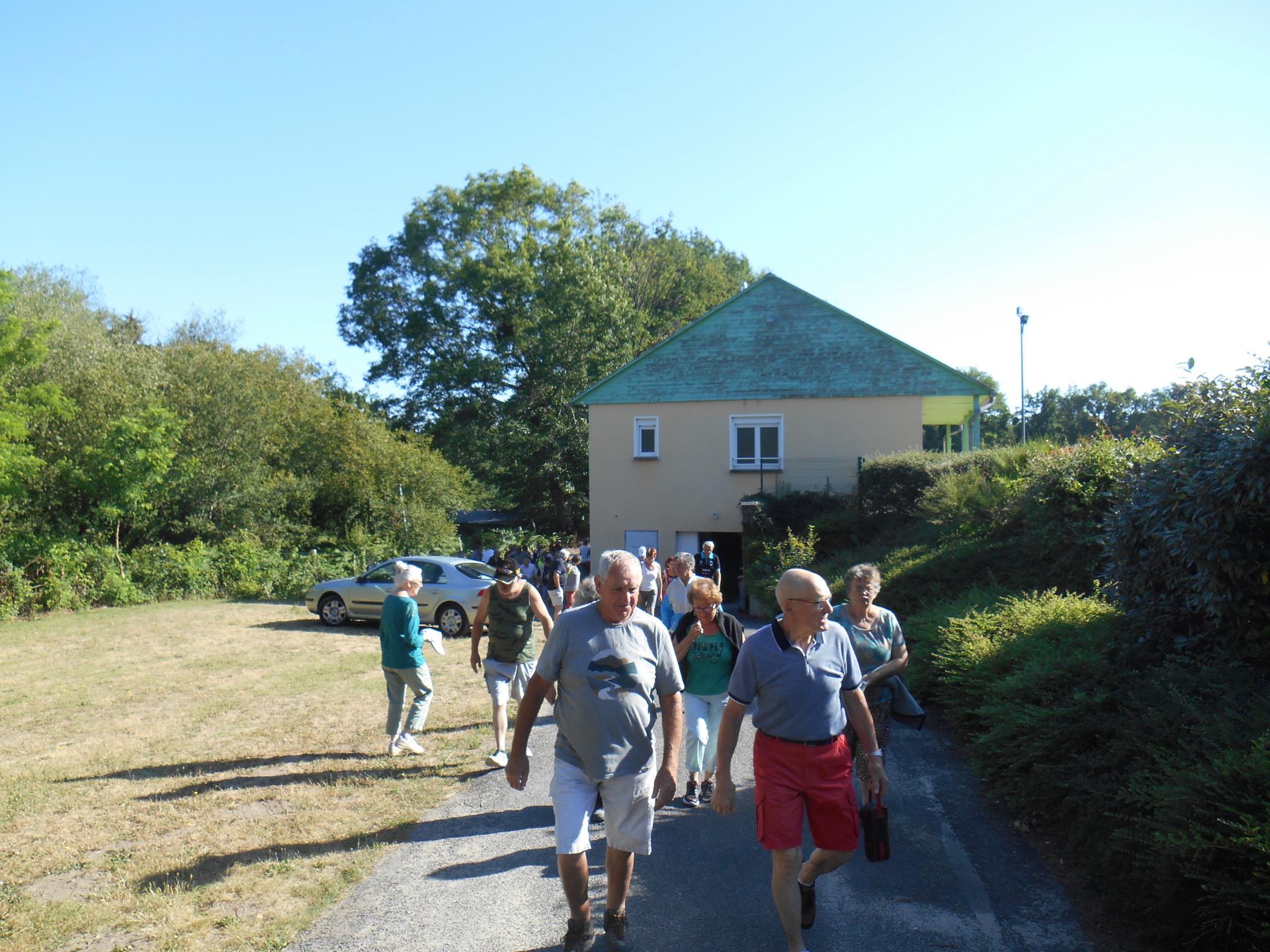 départ pour la marche