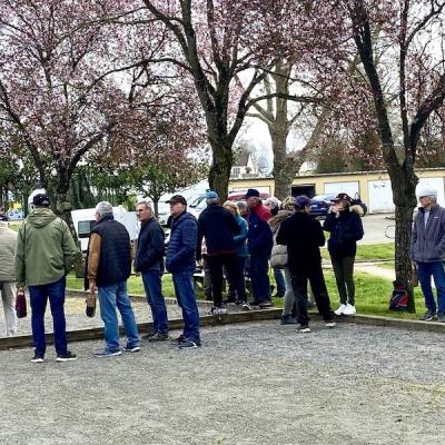 Ils attendent le départ