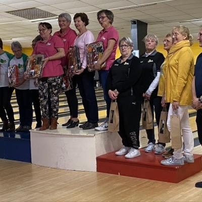 Le podium féminin