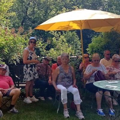 Pause au jardin remarquable