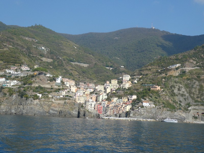 Riomagiore vue du bateau