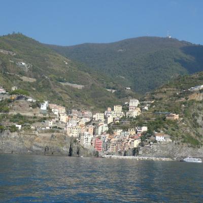 Riomagiore vue du bateau