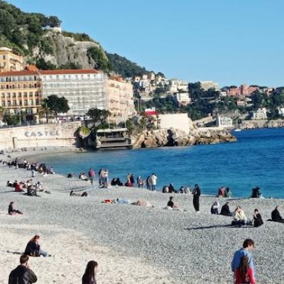 Vue de la promenade des anglais