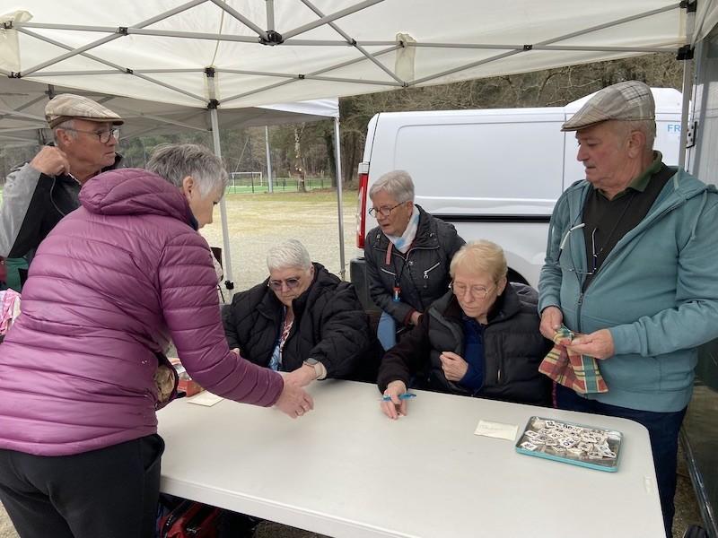 Inscription des points